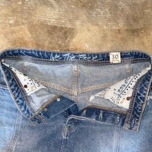 We the free/ free people jean skirt size 30